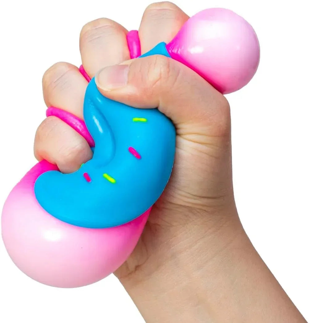 NeeDoh Jelly Donut Squeeze Toy, Stress Relief Squishy with Slow Rebound