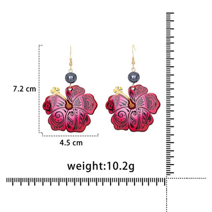 Hawaiian Polynesian Plumeria Flower Earrings. 53 variations