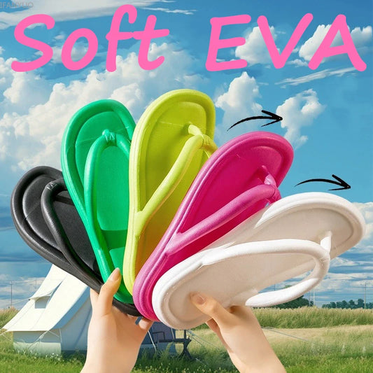 Bouncey sole flipflops in an assortment of colors