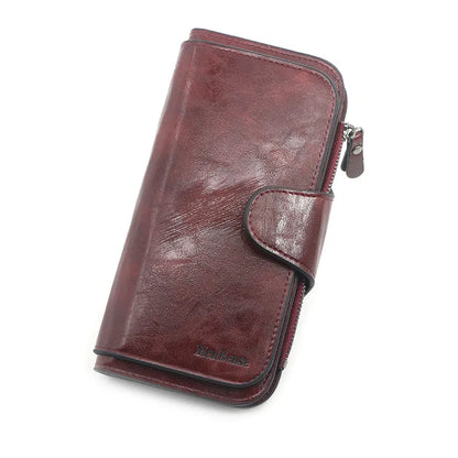 Leather wallet/Clutch Purse in 6 Colors