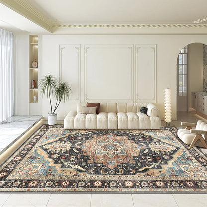 Crystal Velvet Carpet with a dotted PVC backing for non-slip is a great Boho addition to any room