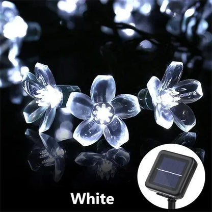 Frosted Globe Solar String Lights 100 LED IP65 Outdoor Fairy Lights