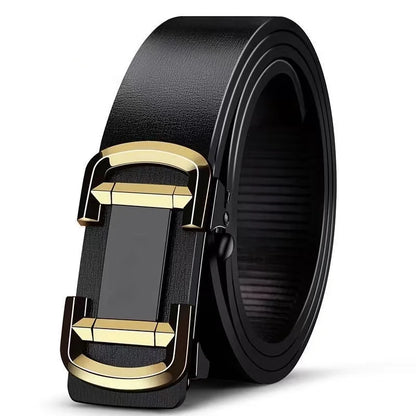 Plus sizes to 51 inches (130 cm). Hidden Headphone Jack, Quality Belts of Genuine Luxury Leather in Brown and Black