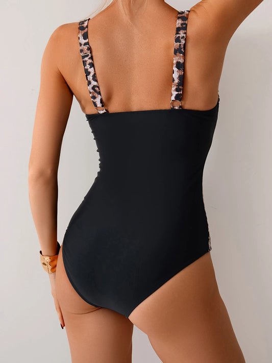 Criss-Cross Push Up One-Piece Swimsuit to 2XL in 7 Different Designs