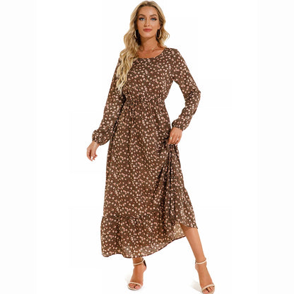 Bohemian Casual Full Sleeve High Waisted Maxi Dress. 20 different designs. S,M, L, XL