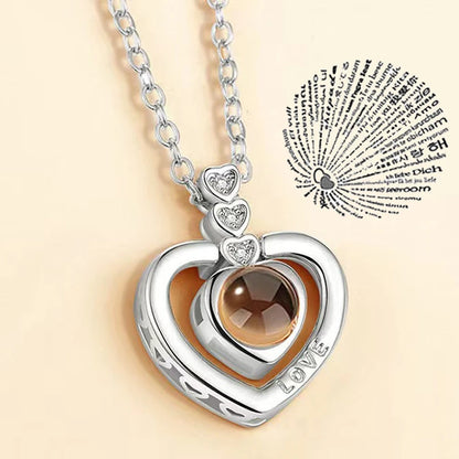 100 Languages I Love You Projection Pendant. In 33 different designs