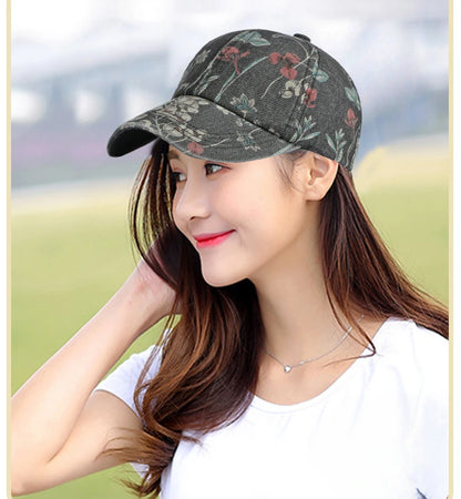 35 Designs of Boho Washed Denim Baseball Caps