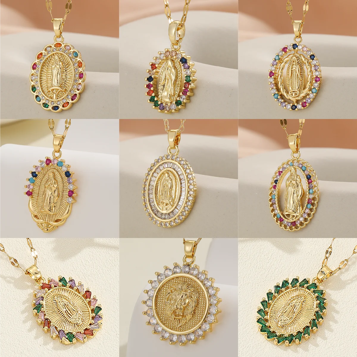Santa Maria series necklaces In various designs