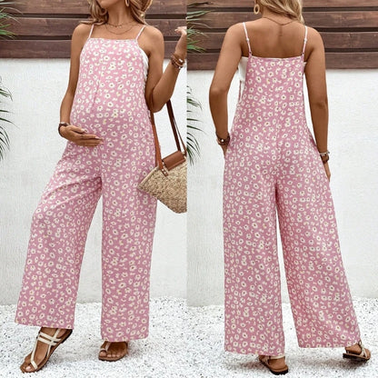 Maternity Overalls Designed for Warm Weather, Roomy Cut & Soft Material