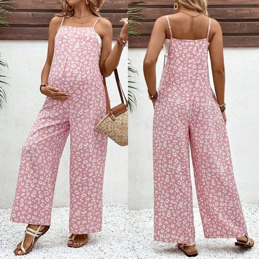 Maternity Overalls Designed for Warm Weather, Roomy Cut & Soft Material