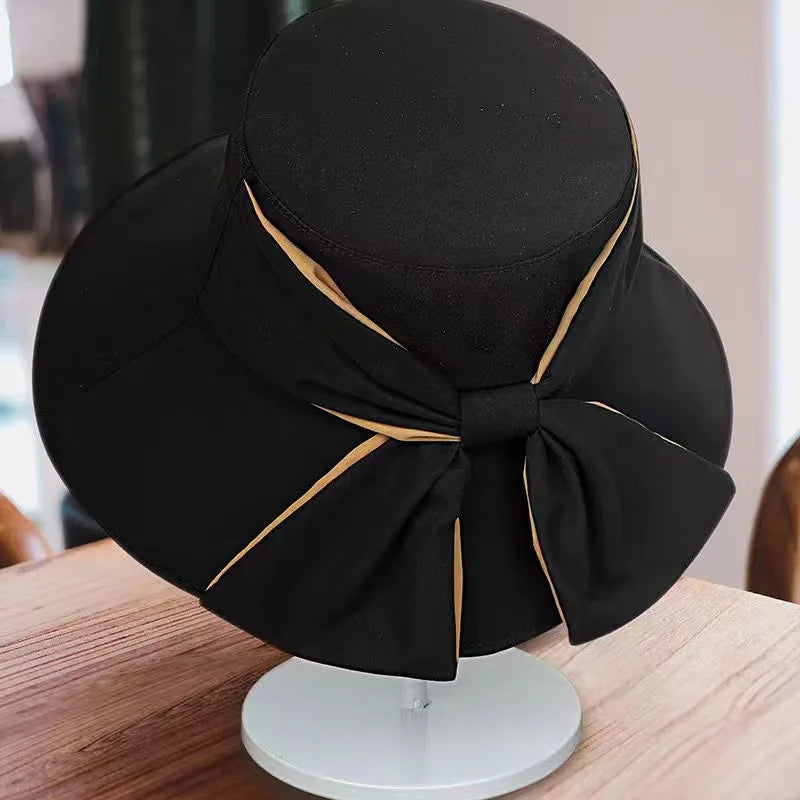Panama Bow Knot Bucket Hat In 6 Colors