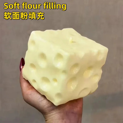 *-*Jumbo Cheese Cube Stress Ball