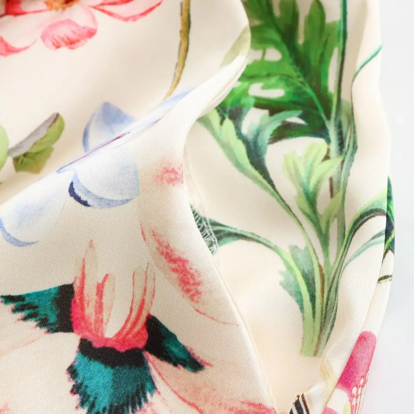 Boho Floral Print Shirt Mini Dress With Belt and Button Down Front, Tie Waist