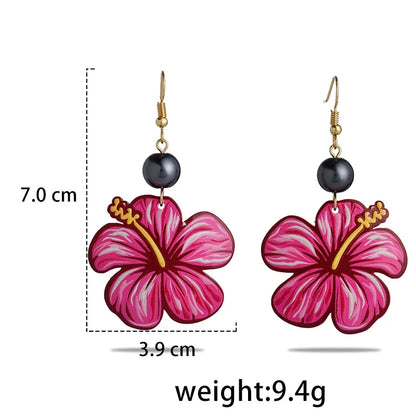 Hawaiian Polynesian Plumeria Flower Earrings. 53 variations