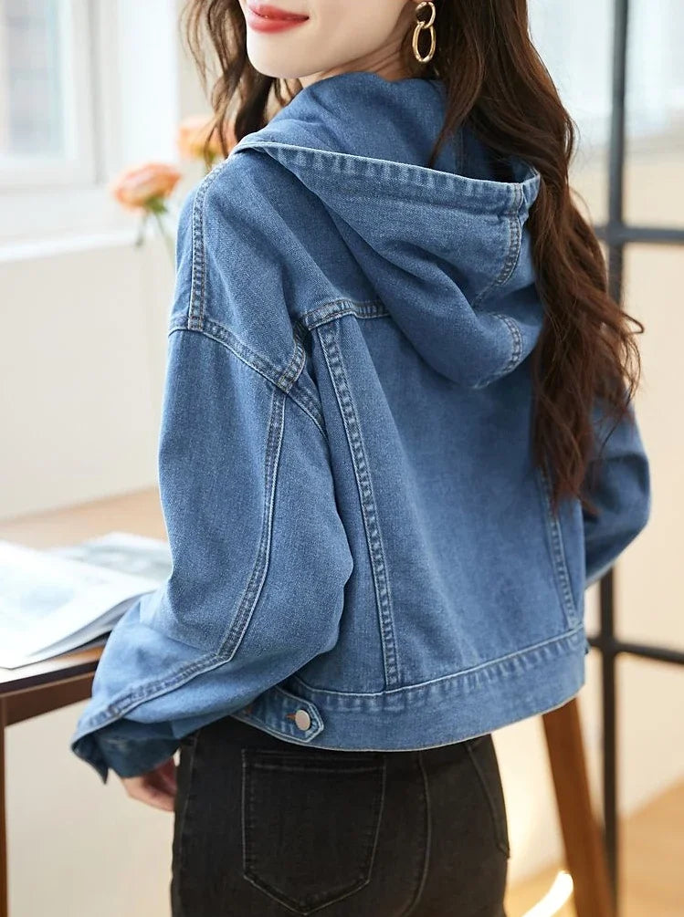 Short Hooded, Small Sizes, Denim Jackets