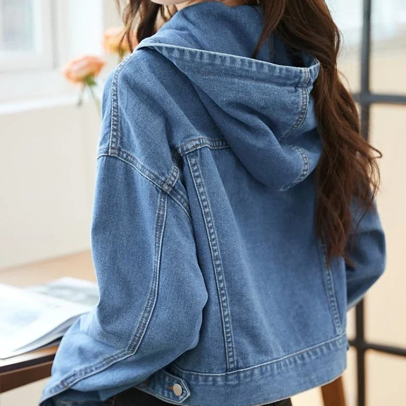 Short Hooded, Small Sizes, Denim Jackets