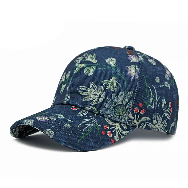 35 Designs of Boho Washed Denim Baseball Caps