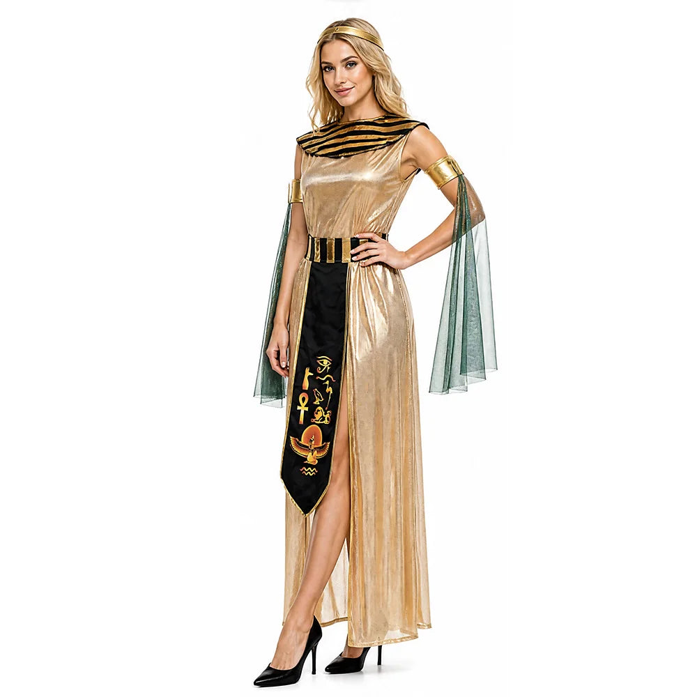 Halloween Ancient Egypt Egyptian Cleopatra Cosplay Costume