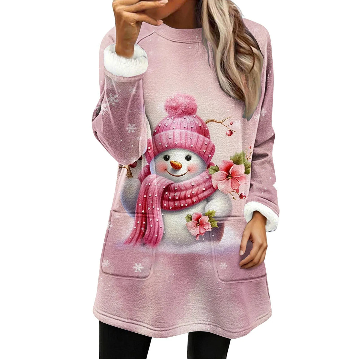Casual Fleece Sweatshirts Women 15 prints or solids to choose from, with Pockets