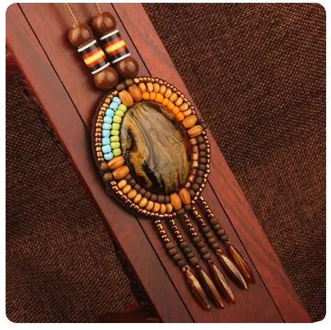 20 Designs handmade Vintage Bohemian leather braided necklace, Nepal jewelry