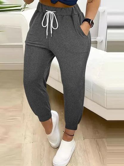 Plus size to 5XL pocket sweat pants in Many colors