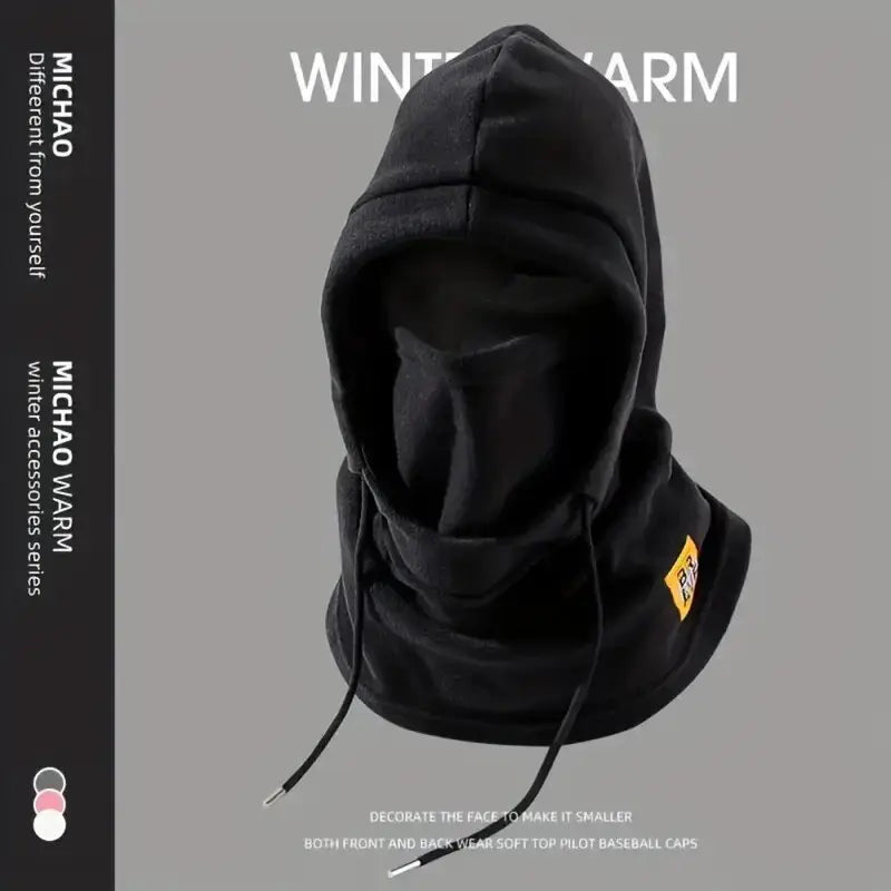 Warm Hat with Mask and Neck Warmer 3-in-1 Windproof  Men or Women