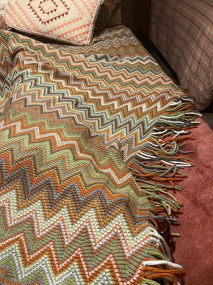 Boho Blankets with Aztec Baja Blanket Designs, Ethnic Sofa Cover