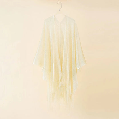 Women's Tops Loose Tassels Coverups Beach Swim Bikini Kimono Cardigan Bathing Suit Cover Ups Blouse for Swimwear Resort Wear