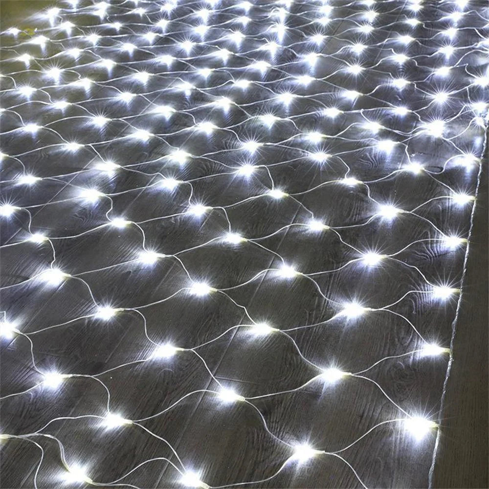 Christmas Snowflake LED Net Lights