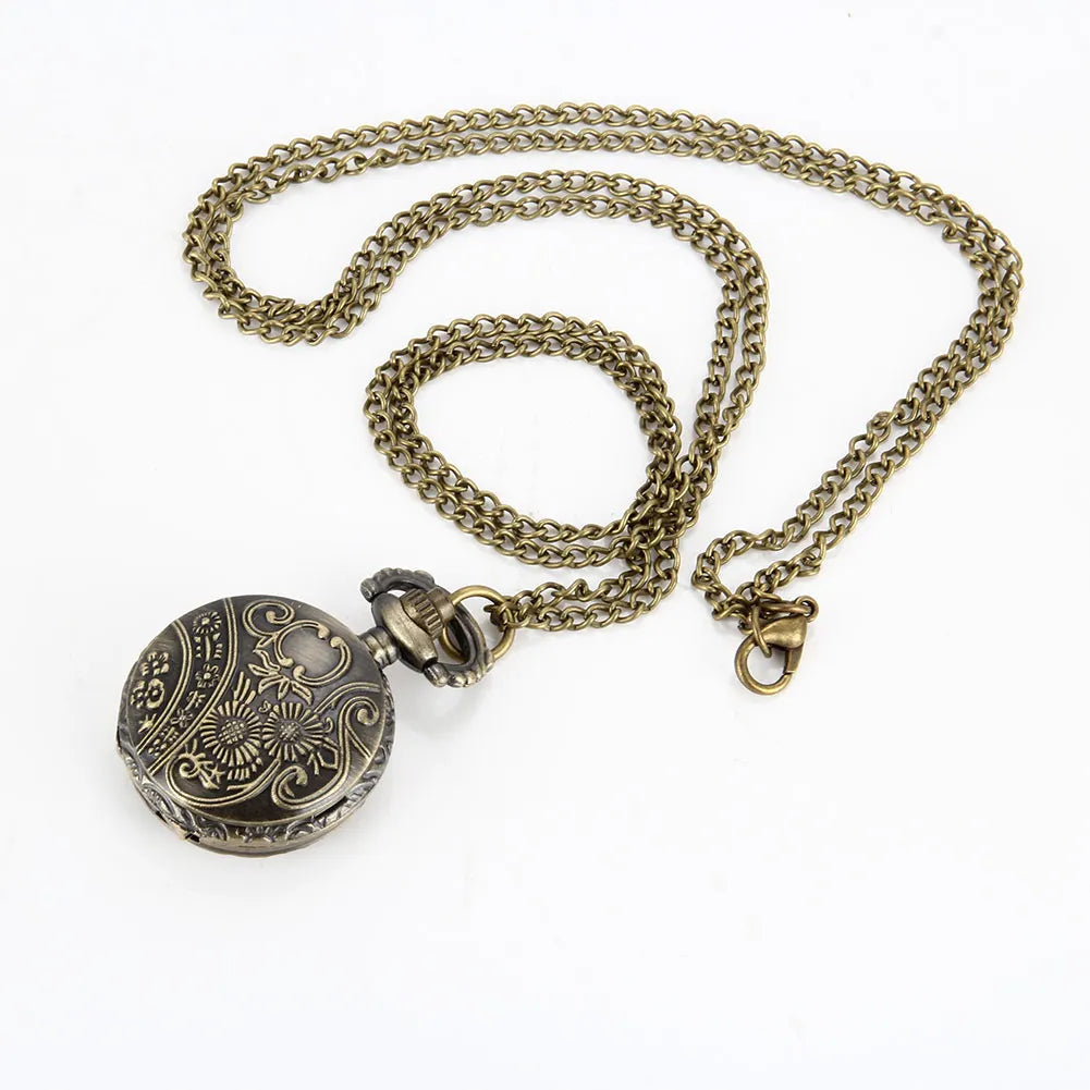 Small Vintage Pocket Watch Steampunk Quartz Watch. Various Styles