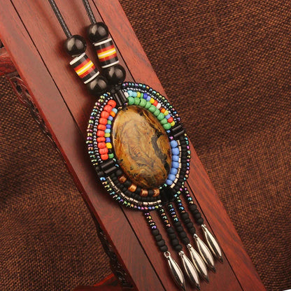 20 Designs handmade Vintage Bohemian leather braided necklace, Nepal jewelry