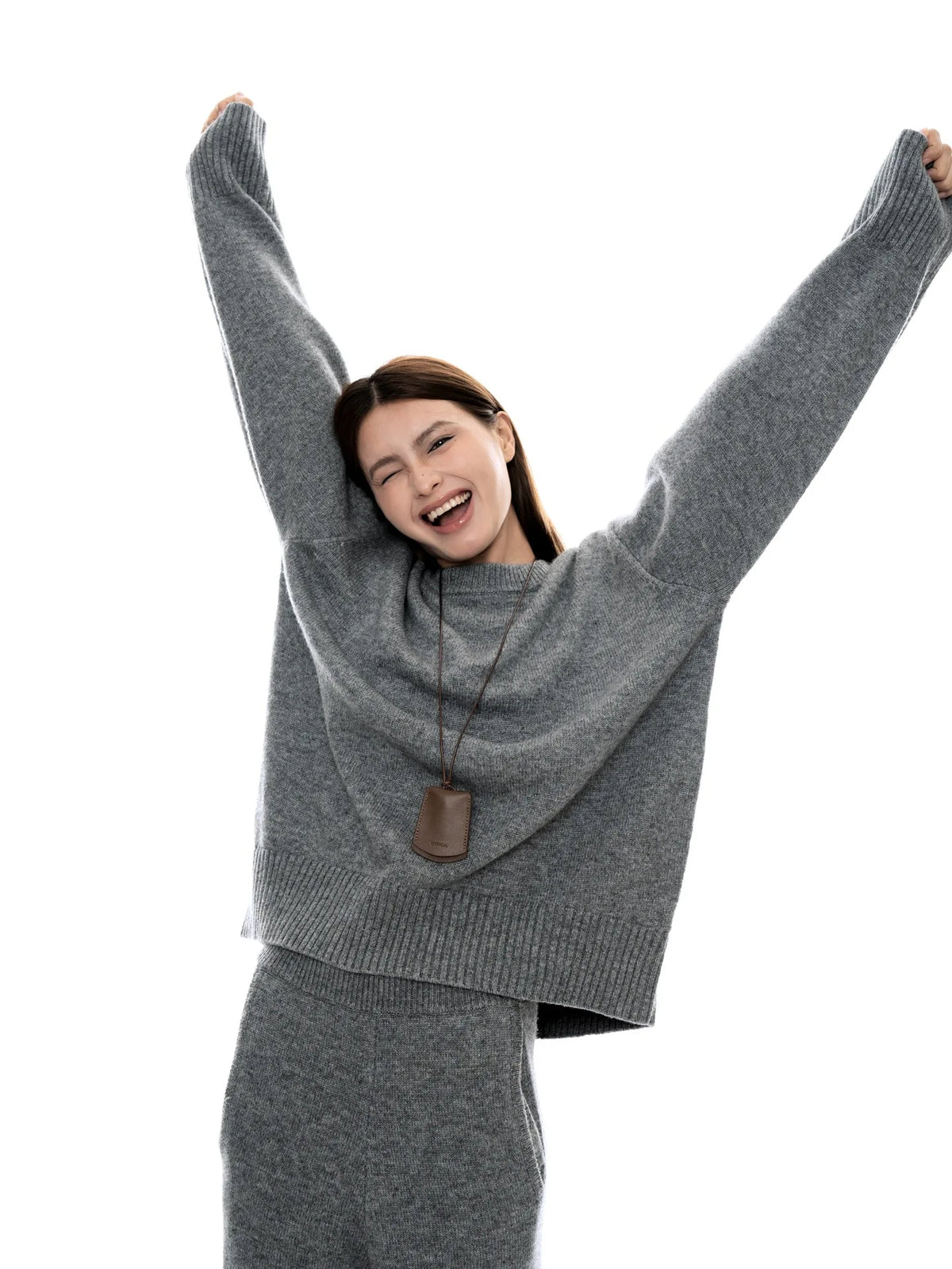 Sweater Suits, High Quality, 50% Wool Pullover With Knitted Pants