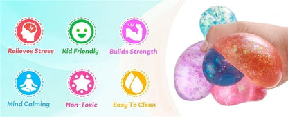 Needoh Dream Drop Squishy Sensory Toy, Slow Rebound, Non-toxic, Anxiety Relief