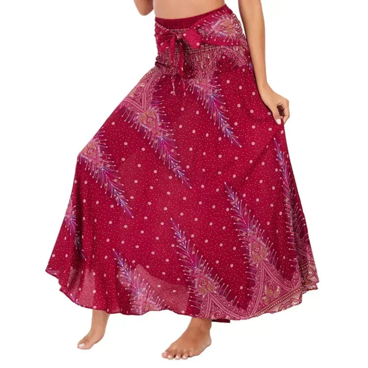34 Different Designs of this Long Boho Bottom Lifts to Top Skirt, Vintage, Casual. 34 Different Designs
