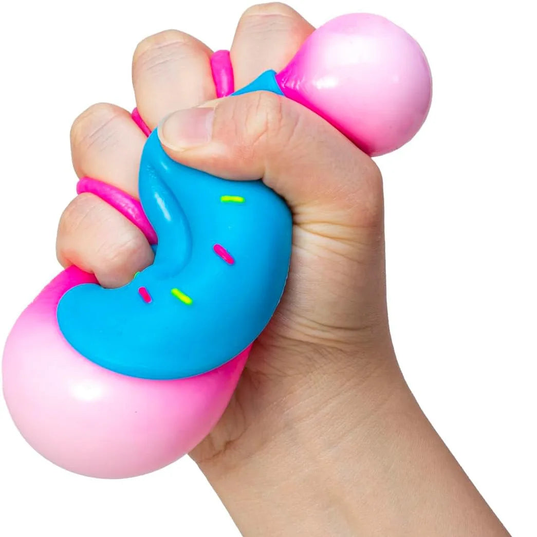 NeeDoh Jelly Donut Squeeze Toy, Stress Relief Squishy with Slow Rebound