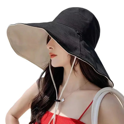1Pc Doublesided Largebrim Hat Perfect Sun Protection  Versatile