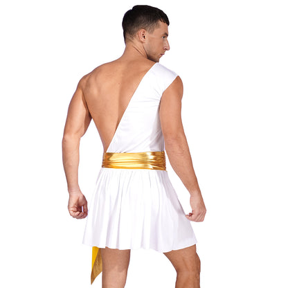 Adult Male Ancient Greco-Roman Warrior Gladiator Costume Halloween