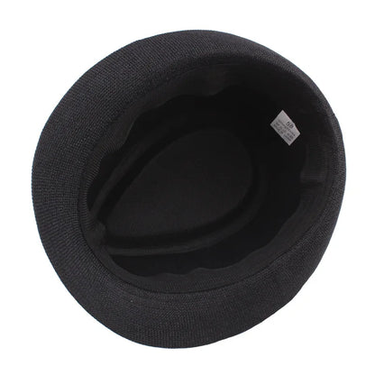 Wide Brim Solid Color Fedoras Casual Jazz Hat