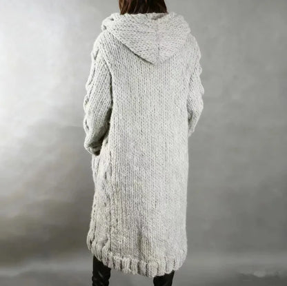 15 Colors, Oversized S-5XL Women Loose Knitted Sweaters, Thick Long Sleeve, Pocket, Buttons