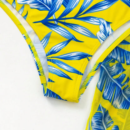11 Different Colors in this High-Waisted 2 Piece Swimsuit with Net Cover up Slimming Design TO 3XL