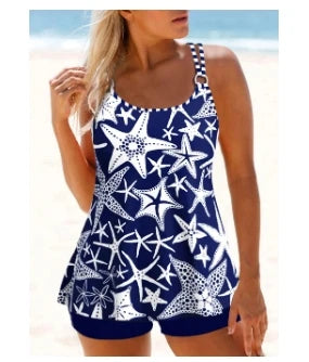 Tankini to 6XL In 8 Designs Swimsuit Set Boy Shorts