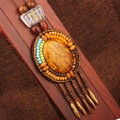 20 Designs handmade Vintage Bohemian leather braided necklace, Nepal jewelry