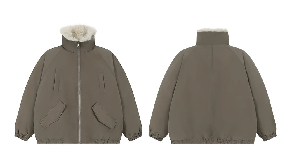 Lightweight Down Puffer Jacket with Pockets and  Luxury Padding for Warmth. Also comes in Black