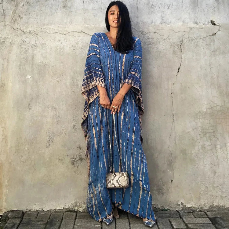 Beautiful Plus Size Women Casual Caftan Dress Swimwear or Casual or Lounging wear