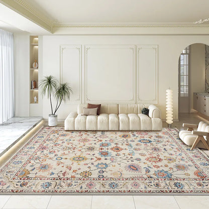 Crystal Velvet Carpet with a dotted PVC backing for non-slip is a great Boho addition to any room