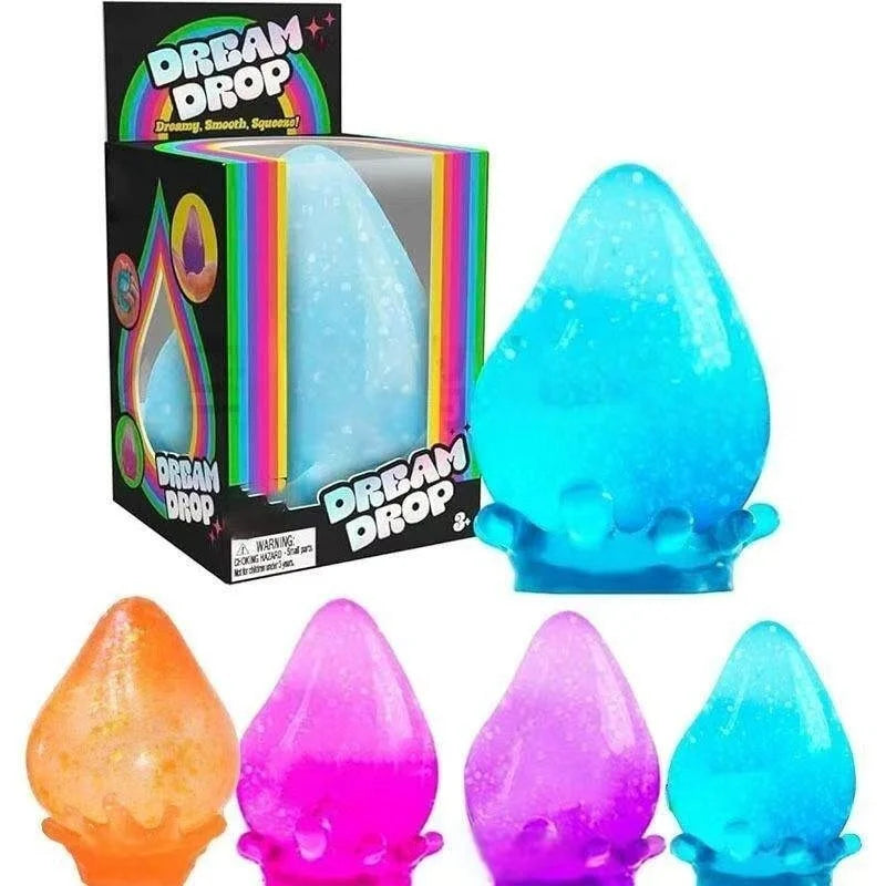 Needoh Dream Drop Squishy Sensory Toy, Slow Rebound, Non-toxic, Anxiety Relief