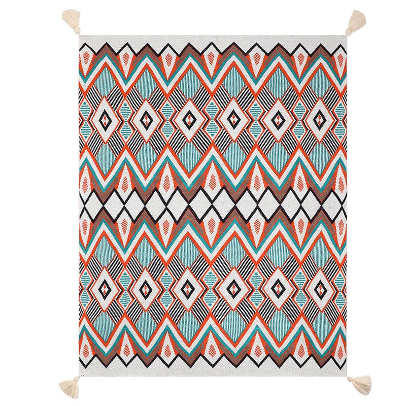 Boho Blankets with Aztec Baja Blanket Designs, Ethnic Sofa Cover