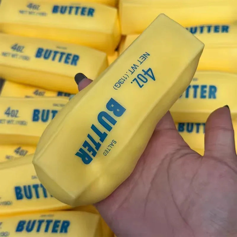 Crunchy Butter Stick Squishy Stress Ball. Great for Hand Exercises
