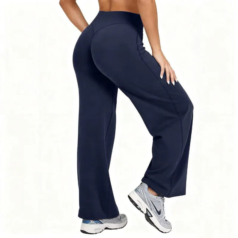 Sizes Up to 4XL Yoga Wide-leg Pants High Waist Stretchy Variety of Colors