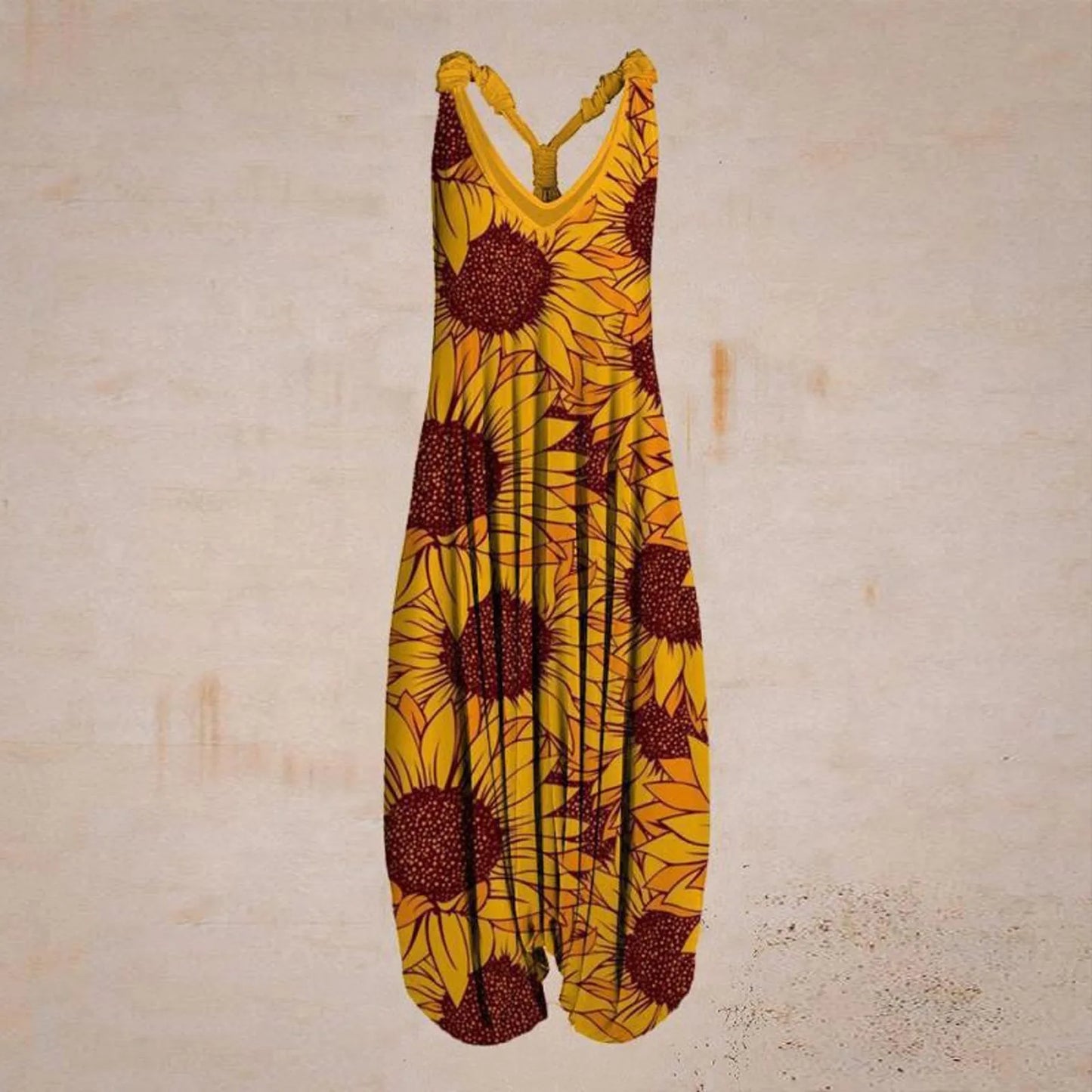 Small to 5XL Sleeveless Jumpsuit Loose Casual Several patterns to choose from